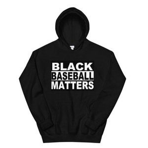 Black Baseball Matters Heavy Blend Hooded Sweatshi